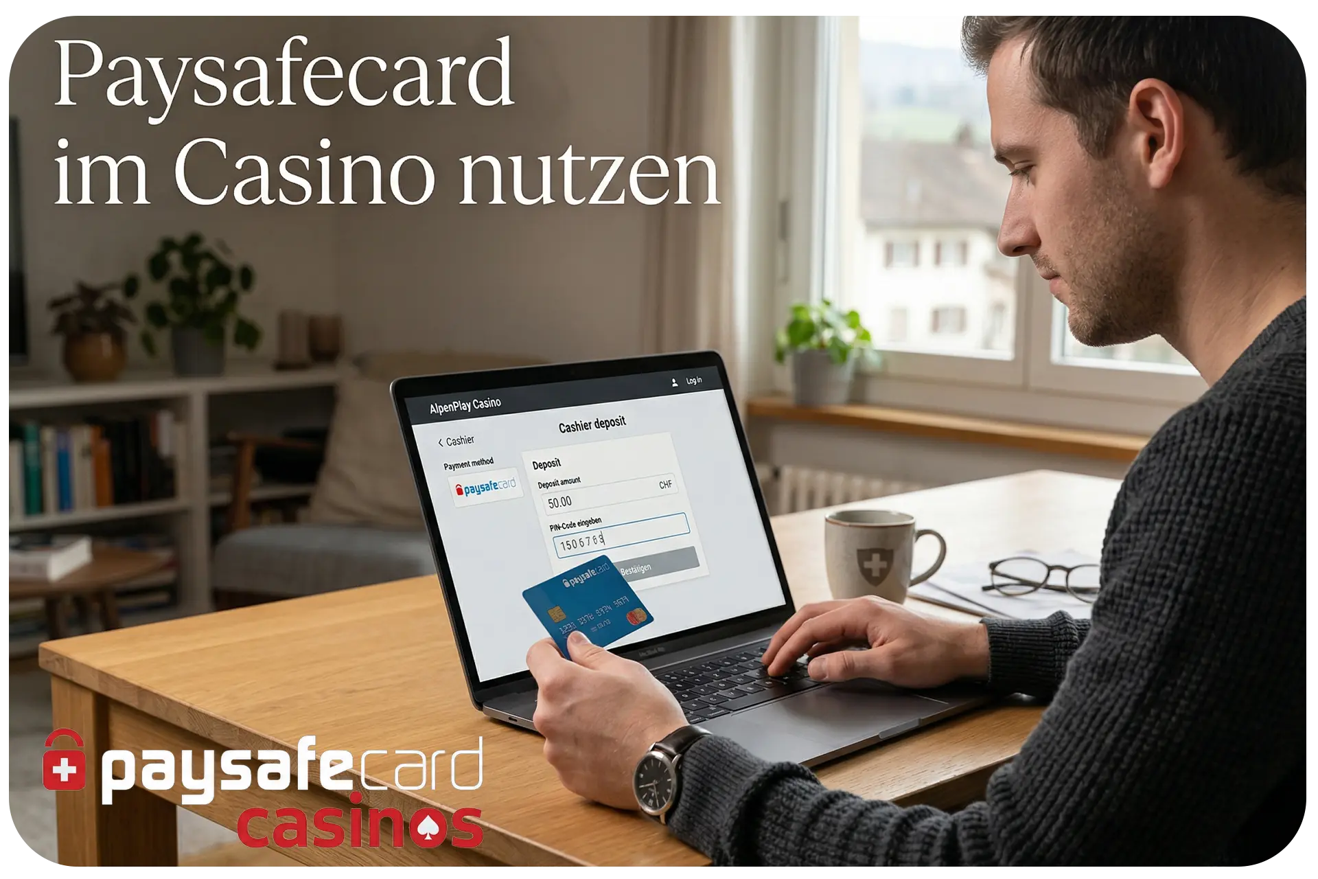 Paysafecard Erklärung im Online Casino – Prepaid Karte, PIN Code und Einzahlung in CHF